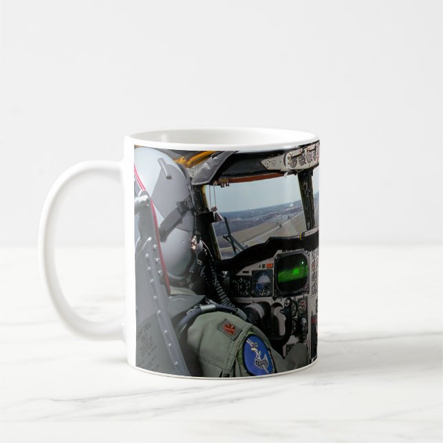CANECA DE CAFÉ CABINE DO B-52H STRATOFORTRESS (Esquerda)