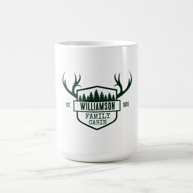 Caneca De Café Cabine florestal personalizada (Centro)