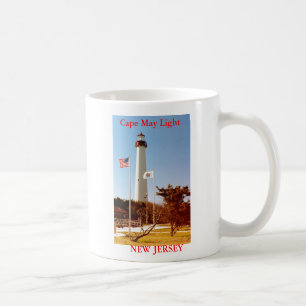 Caneca De Café Cabo May Light, New Jersey Mug