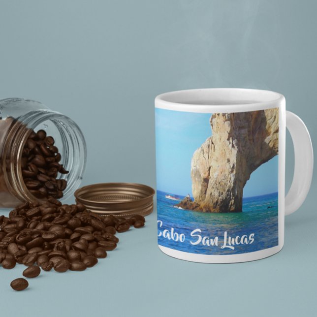 Caneca De Café Cabo San Lucas the Arch Mexico Beach (Criador carregado)