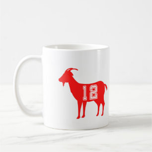 Caneca De Café Cabra 12 - Maior de Todos os Tempos Nº 12