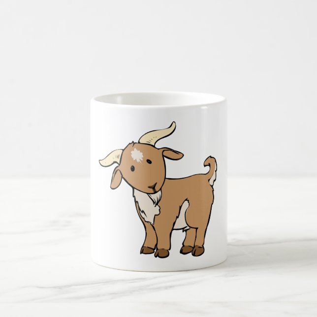 Caneca De Café Cabra bonito dos desenhos animados (Centro)