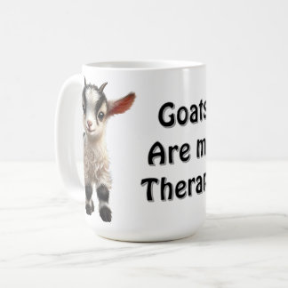 Caneca De Café Cabra de bebê com pelo liso e expressão brilhante