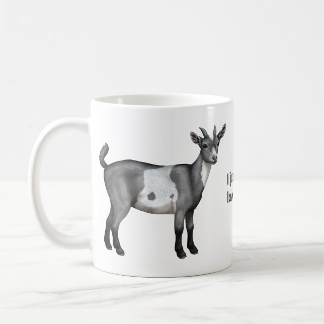 Caneca De Café Cabra De Cinza Bonita (Esquerda)