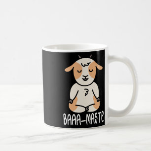 Caneca De Café Cabra de Ioga Pose de Lótus Iogue Mulheres Meditaç