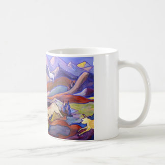 Caneca De Café Cabras e montanhas