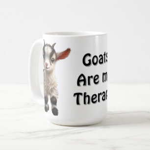 Caneca De Café Cabrito com Pelagem Fofa e Expressão Brilhante