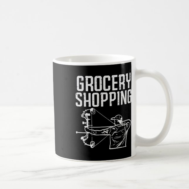 Caneca De Café Caça a Arcos Caçando Arqueiros Engraçados (Direita)