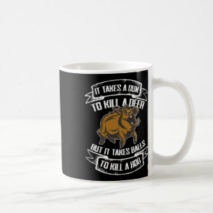 Caneca De Café Caça a javalis selvagens