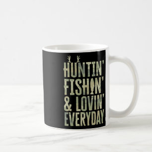 Caneca De Café Caça À Pesca Ama Todos Os Dias De Camisa1