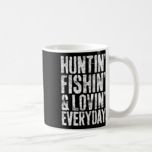 Caneca De Café Caça À Pesca Ama Todos Os Dias Pescador