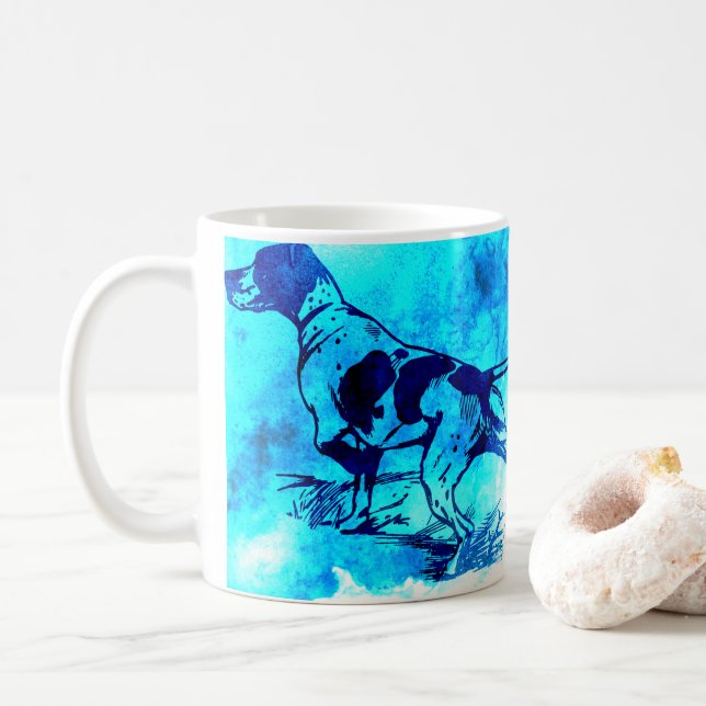 Caneca De Café Caça ao cão (Com Donut)