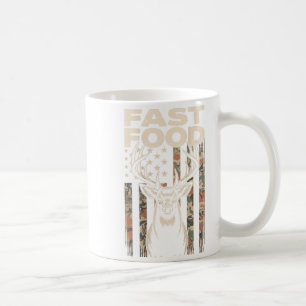 Caneca De Café Caça ao Veado Camuflado Comida Rápida Piada Presen