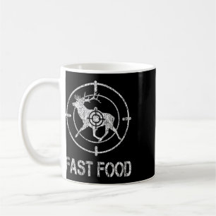 Caneca De Café Caça ao Veado de Fast Food Caçador Comida American