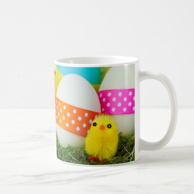 Caneca De Café caça aos ovos da Páscoa pintinho (Direita)