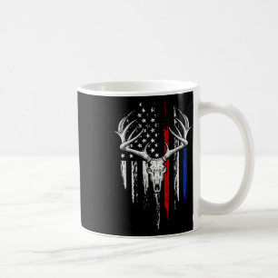 Caneca De Café Caça com Arco Bandeira Americana EUA Arco Veado Br