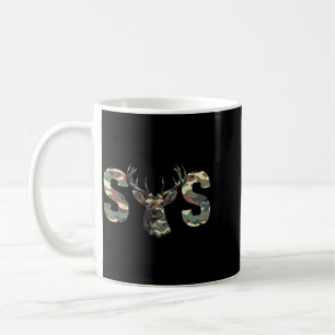 Caneca De Café Caça da Irmã Sis Camuflada Pais de Veado