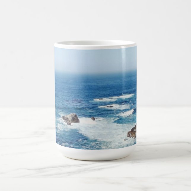 Caneca De Café Caça do Mar Azul Horizonte Mundial (Centro)