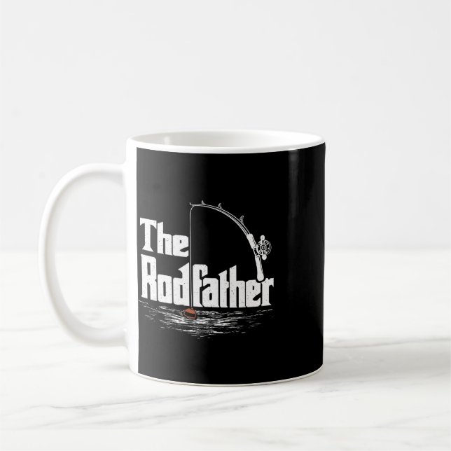 Caneca De Café Caça e Pesca Divertida Antiga - O Rodfather  (Esquerda)
