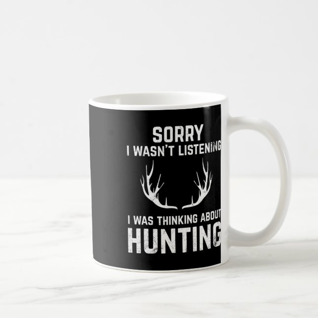 Caneca De Café Caça Engraçada Para Caçadores De Arcos E De Caçado (Direita)