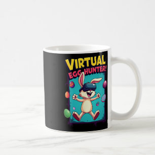 Caneca De Café Caça-Ovos Virtual - Bunny Gamer Divertido Vr Pásco