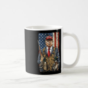 Caneca De Café Caça Pato Trump Camo Caça Divertida Olá