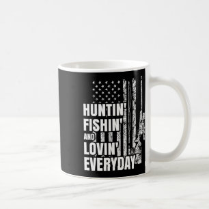 Caneca De Café Caça Pesca Amando Todos Os Dias Caça De Veados Ame
