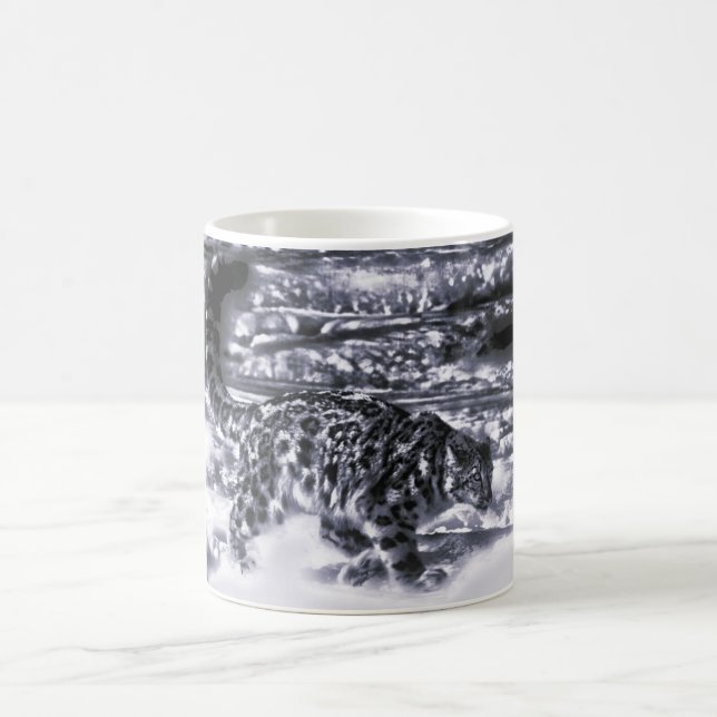 Caneca De Café Caçador 3 da neve (Centro)