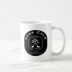 Caneca De Café Caçador calmo dos cervos