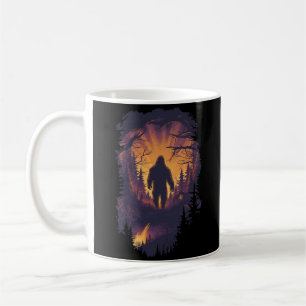 Caneca De Café Caçador Crente de Pé Grande Sasquatch
