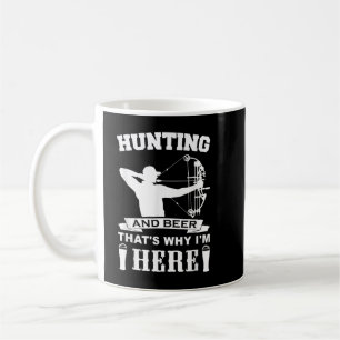 Caneca De Café Caçador de Camisas Engraçado Caça Arco Caçador de
