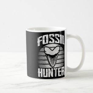 Caneca De Café Caçador de Fósseis Megalodon Dente de Tubarão Pré-