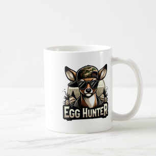 Caneca De Café Caçador de Ovos Cervo Buck Byckward Cap Caça de Ce