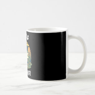Caneca De Café Caçador de Rãs Retro Caçador de Rãs Divertido Lago