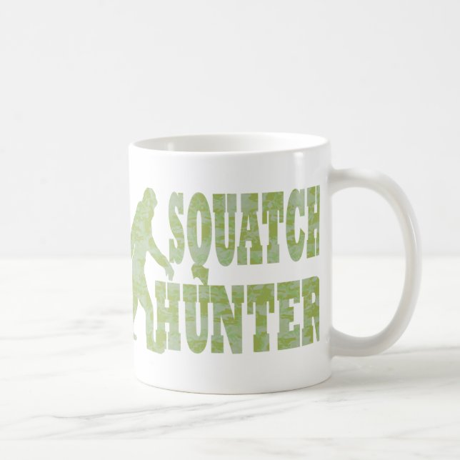 Caneca De Café Caçador de Squatch na camuflagem (Direita)