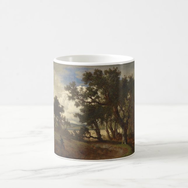 Caneca De Café Caçador numa Paisagem Rural (Andreas Achenbach) (Centro)