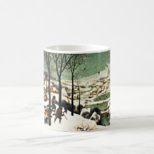 Caneca De Café Caçadores de Pieter Bruegel na neve