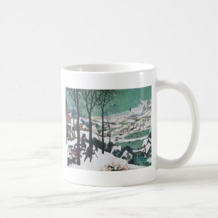 Caneca De Café Caçadores na neve por Bruegel