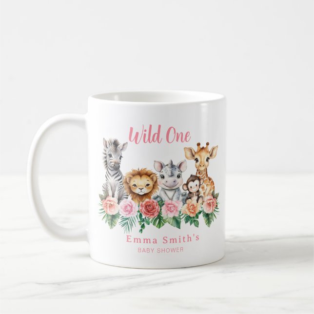 Caneca De Café Caçari Chá de fraldas Cachorro - Selva (Esquerda)
