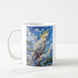 Caneca De Café Cacatua-branca