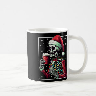 Caneca De Café Cacau de Bebendo esquelético - Xmas de chocolate q