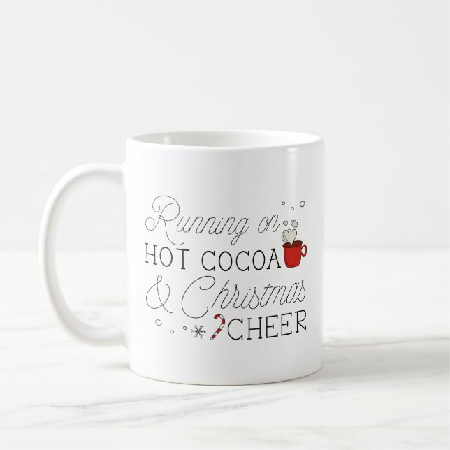 Caneca De Café Cacau Quente E Cheio De Natal (Esquerda)