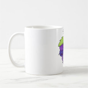 Caneca De Café Cacho de Uva Kawaii