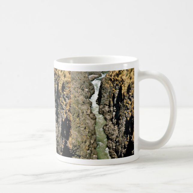 Caneca De Café Cachoeira no desfiladeiro de Klickitat (Direita)
