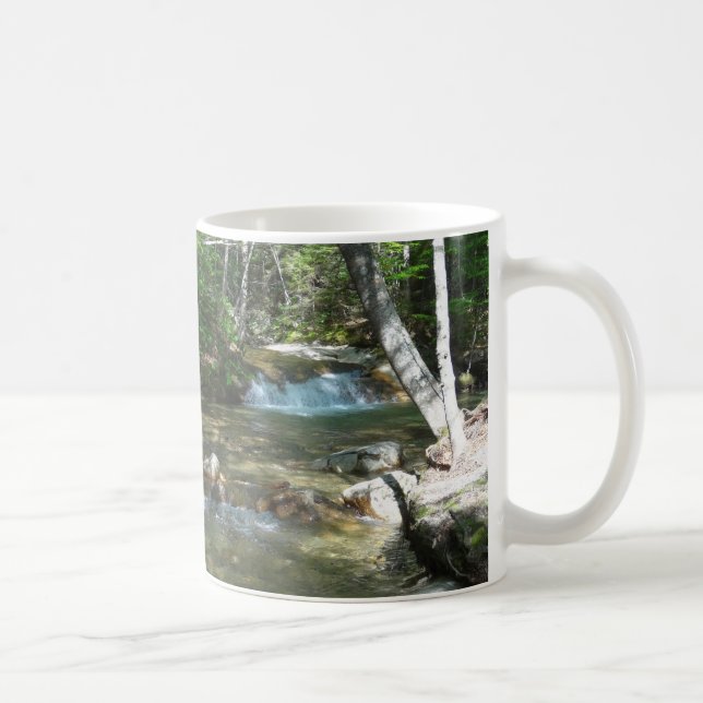 Caneca De Café Cachoeira no Pemigewasset River III (Direita)