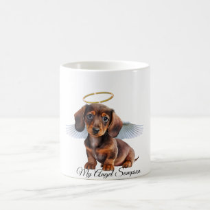 Caneca de Café Cachorrinho Anjo Dachshund