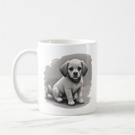 Caneca de Café Cachorrinho Fofo