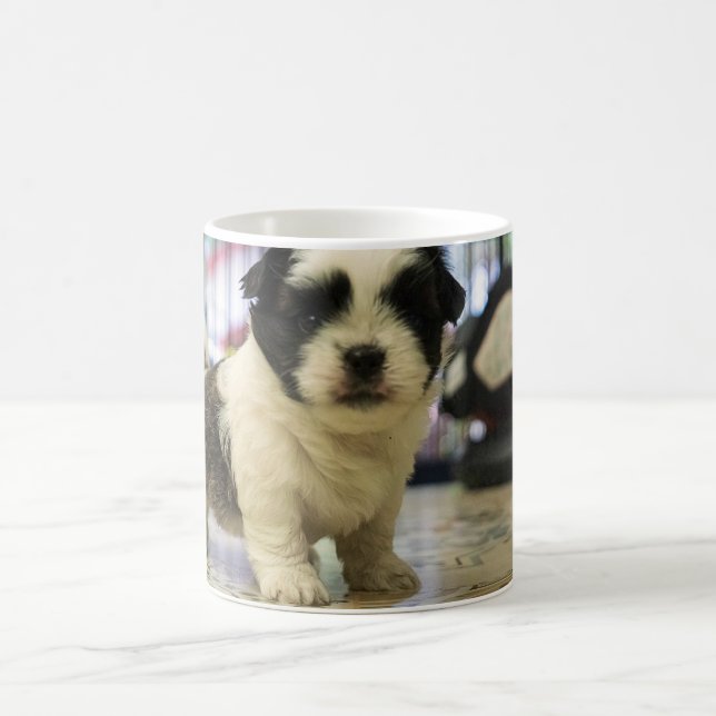 Caneca De Café cachorrinho fofo (Centro)