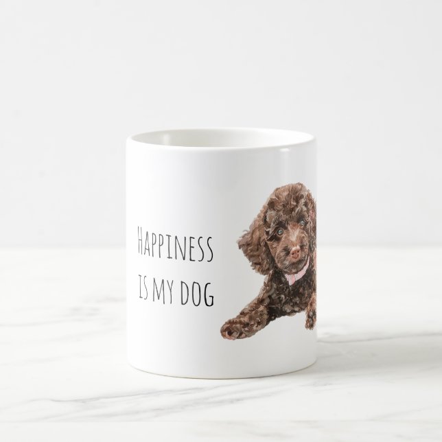 Caneca De Café Cachorrinho Marrom Doce (Centro)