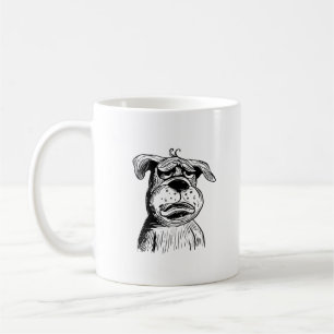 Caneca De Café Cachorro Adora Mug, Engraçado Pitbull